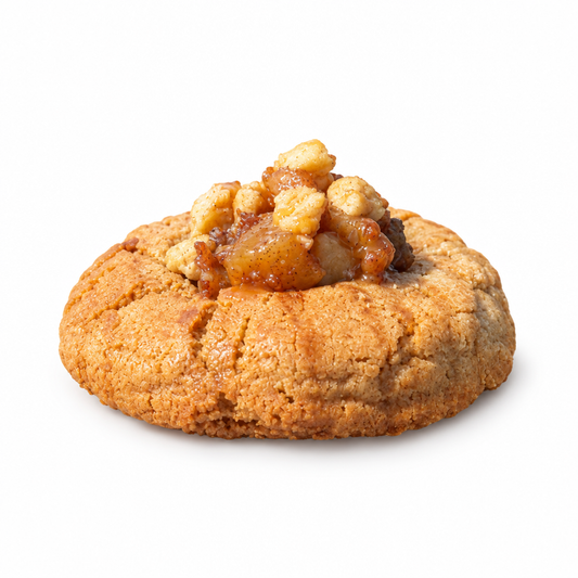 Matcha white chocolate cookie on white